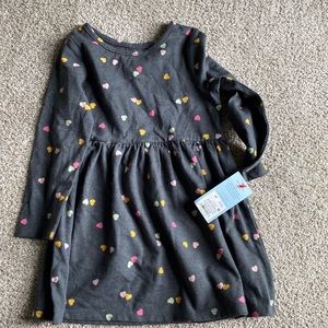Cat & Jack long sleeve dress (2T)